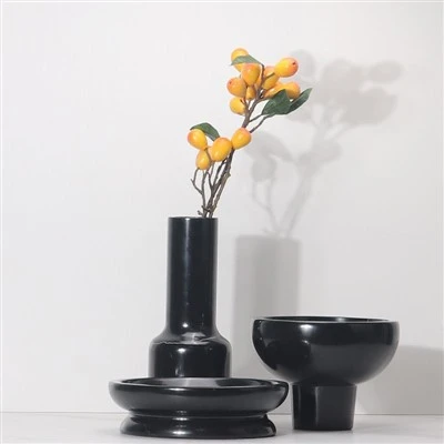 Ensemble de jardinière en marbre