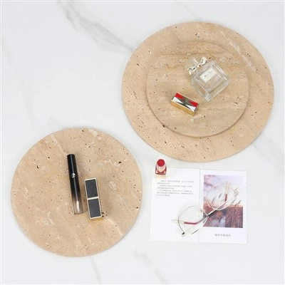 Plateau En Marbre Beige